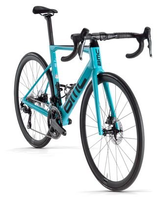 Vélo de Route BMC Teammachine SLR 01 Four Shimano Ultegra Di2 12V 700 mm Bleu Turquoise – Image 2