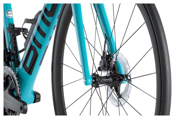 Vélo de Route BMC Teammachine SLR 01 Four Shimano Ultegra Di2 12V 700 mm Bleu Turquoise – Image 6
