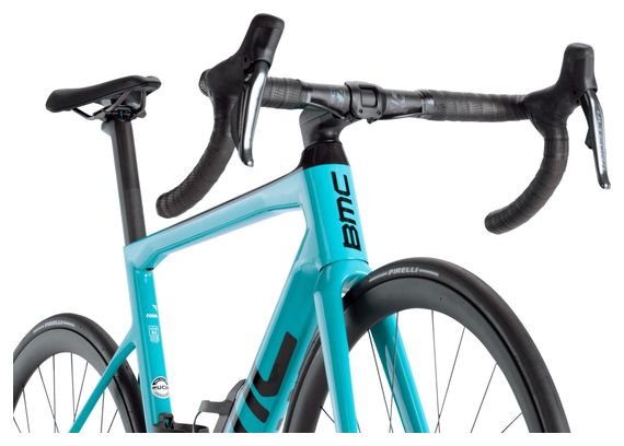 Vélo de Route BMC Teammachine SLR 01 Four Shimano Ultegra Di2 12V 700 mm Bleu Turquoise – Image 7