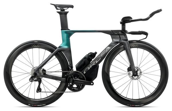 Vélo de Triathlon Orbea Ordu M20iLTD Shimano Ultegra Di2 12V 700 mm Gris Diamond Carbon View Vert Evasion 2025